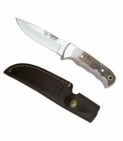 Cudeman Knife stag with sheath