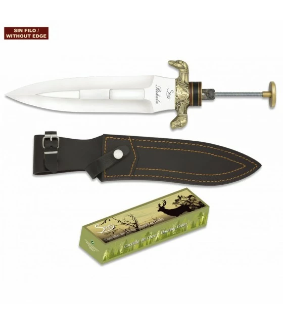 Steel 440 Knife Stalking spike, total 37,7 cms. 1 Steel 440 Knife Stalking spike, total 37,7 cms.