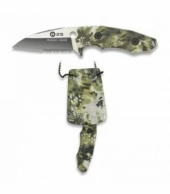 Knife tactical K25 green python with holster kydex