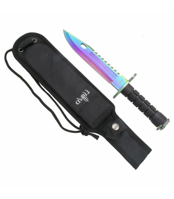 Knife tactical Third Mercenary Rainbow 1 Knife tactical Third Mercenary Rainbow