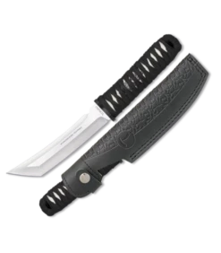 Knife TOKISU with leather case, blade 15 cm