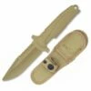Knife training K25 Coyote, with sleeve