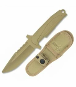 Knife training K25 Coyote, with sleeve