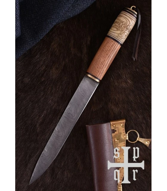 SPQR Knife Viking, Damascus Steel 3 SPQR Knife Viking, Damascus Steel - Image 3