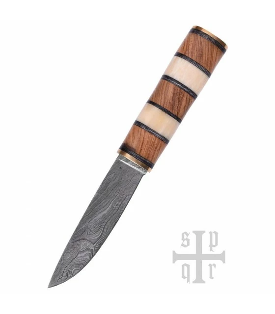 SPQR Knife Viking Seax, Damascus Steel 2 SPQR Knife Viking Seax, Damascus Steel - Image 2