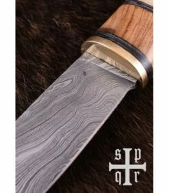 SPQR Knife Viking Seax, Damascus Steel 11 SPQR Knife Viking Seax, Damascus Steel -Fives Knives Sales 2022 knife viking seax damascus steel 3