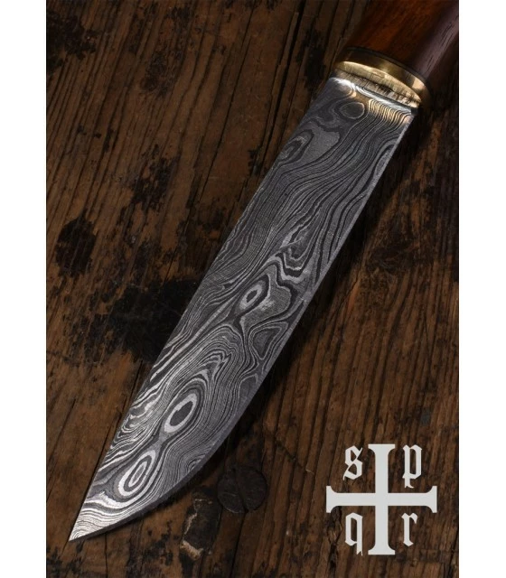 SPQR Knife Viking Seax Damask 4 SPQR Knife Viking Seax Damask - Image 4