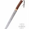 SPQR Knife viking Seax, fist nut and bone