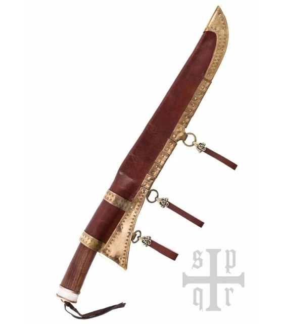 SPQR Knife viking Seax, fist nut and bone 3 SPQR Knife viking Seax, fist nut and bone - Image 3