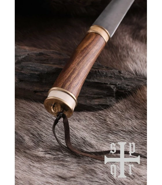 SPQR Knife viking Seax, fist nut and bone 7 SPQR Knife viking Seax, fist nut and bone - Image 7