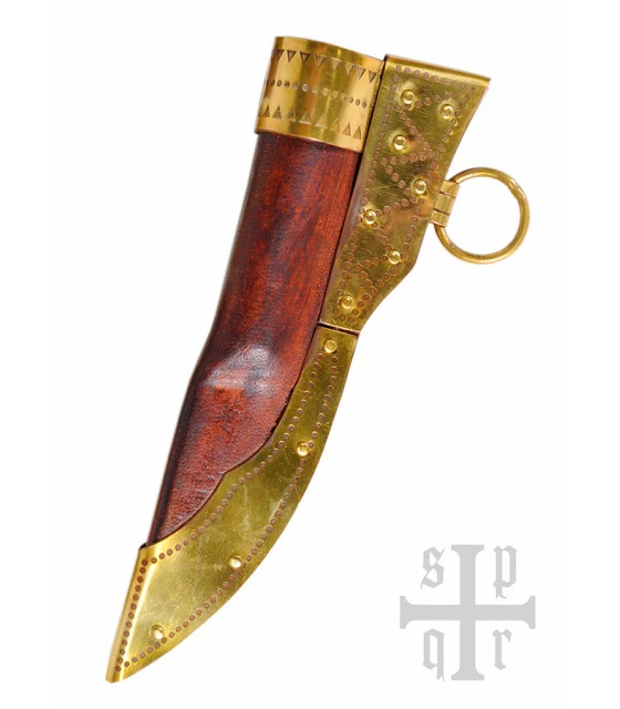 SPQR Knife viking small steel Damascus wood and bone 3 SPQR Knife viking small steel Damascus wood and bone - Image 3