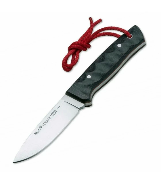 Kodiak survival knife by Muela black handle micarta 1 Kodiak survival knife by Muela black handle micarta