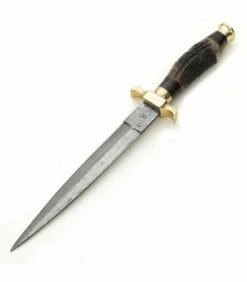 Windlass Steel Crafts Medieval Hunting Dagger in Damascus Steel