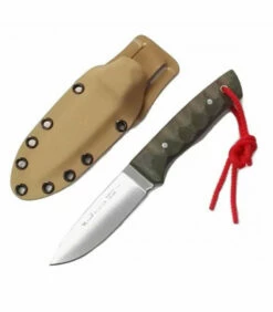 Muela Kodiak sports knife, micarta handle and desert Kydex sheath