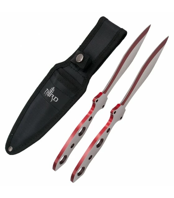 Third Pitchers of a single edge, silver finish - red 2 Third Pitchers of a single edge, silver finish - red - Image 2