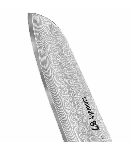 Santoku Samura knife Damascus 67 series, blade 175 mm. 3 Santoku Samura knife Damascus 67 series, blade 175 mm. - Image 3