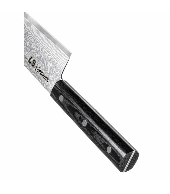 Santoku Samura knife Damascus 67 series, blade 175 mm. 5 Santoku Samura knife Damascus 67 series, blade 175 mm. - Image 5