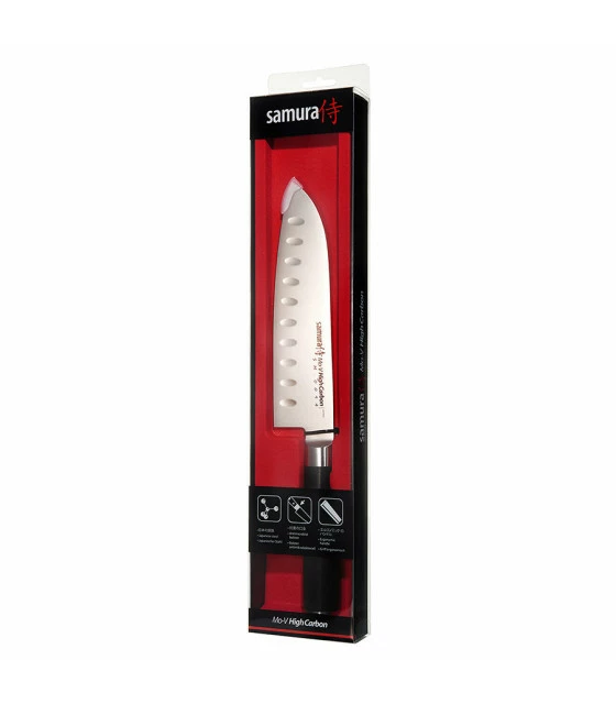 Santoku Samura MO-V kitchen knife 3 Santoku Samura MO-V kitchen knife - Image 3