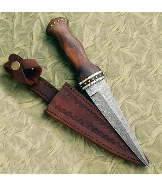 Windlass Steel Crafts Scottish knife Sgian Dubh blade in Damascus Steel 1 Windlass Steel Crafts Scottish knife Sgian Dubh blade in Damascus Steel