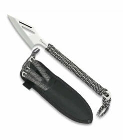 Set 3 Albainox single edge throwing knives with triangulated blade