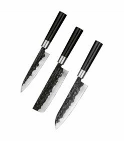 Set of 3 kitchen knives Samura Blacksmith