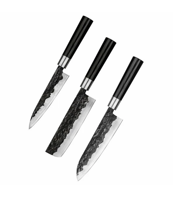 Set of 3 kitchen knives Samura Blacksmith 1 Set of 3 kitchen knives Samura Blacksmith