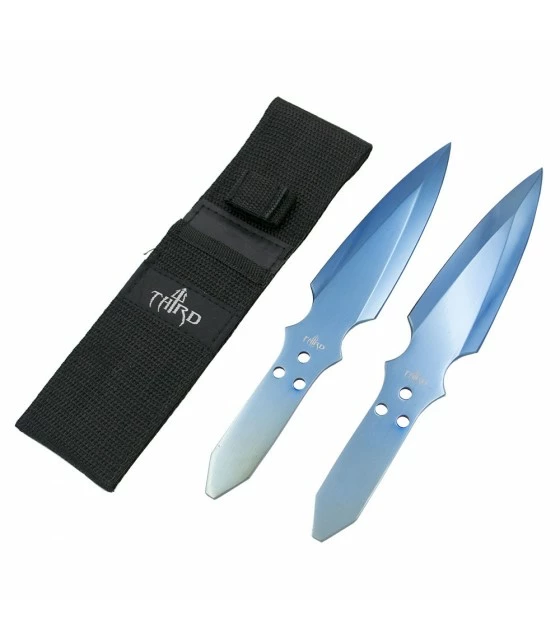 Set of knives, launchers Third H0069, finish blue 1 Set of knives, launchers Third H0069, finish blue