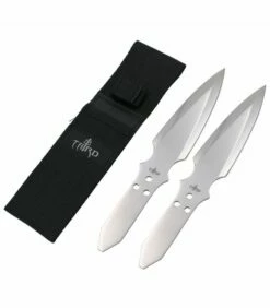 Set of knives, launchers Third H0069, polished finish