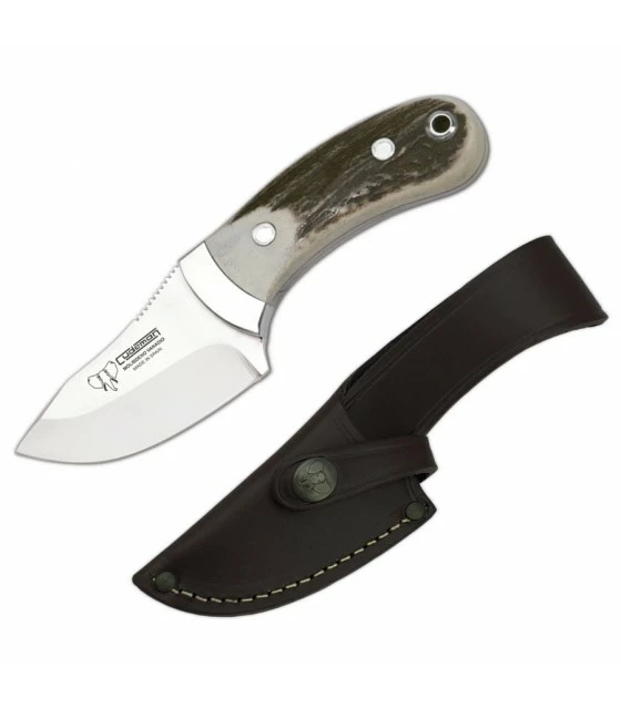 Cudeman Skinner knife handle deer antler, 7.5 cm sheet. 1 Cudeman Skinner knife handle deer antler, 7.5 cm sheet.