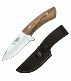 Cudeman Skinner knife handle olive leaf 10,5 cms.