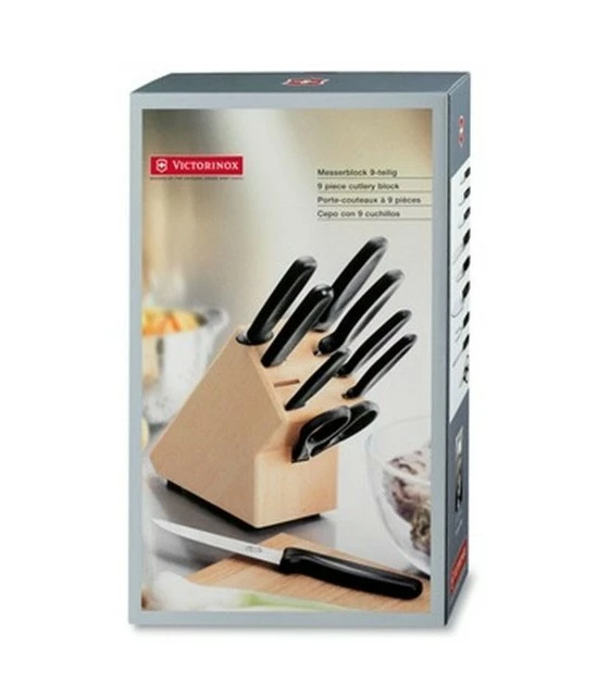 Victorinox Wooden stand with 9 knives 2 Victorinox Wooden stand with 9 knives - Image 2