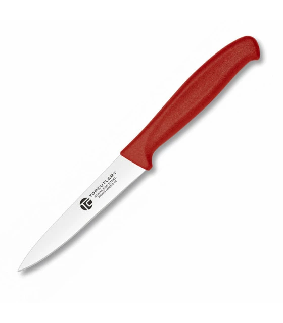 TopCutlery Top Cutlery red peeler kitchen knife, blade 10 cm. 1 TopCutlery Top Cutlery red peeler kitchen knife, blade 10 cm.