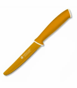 TopCutlery Top Cutlery Serrated Table Knife with Non-Slip Handle, Assorted Colors