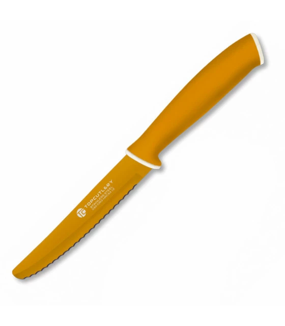 TopCutlery Top Cutlery Serrated Table Knife with Non-Slip Handle, Assorted Colors 1 TopCutlery Top Cutlery Serrated Table Knife with Non-Slip Handle, Assorted Colors