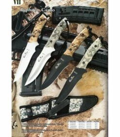 Muela Typhoon Camo knives